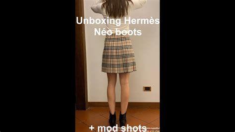 Unboxing Hermès Néo Boots, plus mod shots! 